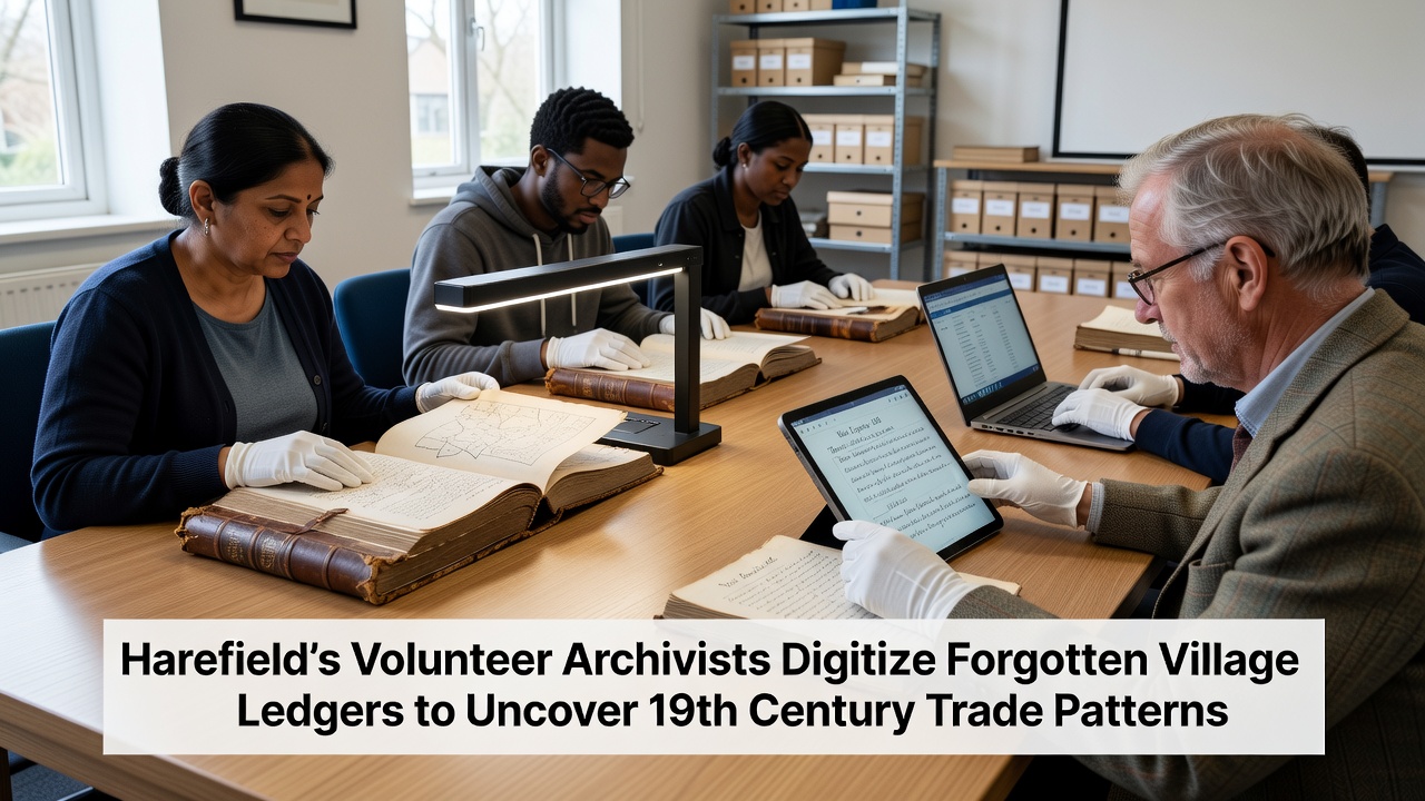 Harefield's Volunteer Archivists Digitize Forgotten Village Ledgers to Uncover 19th Century Trade Patterns